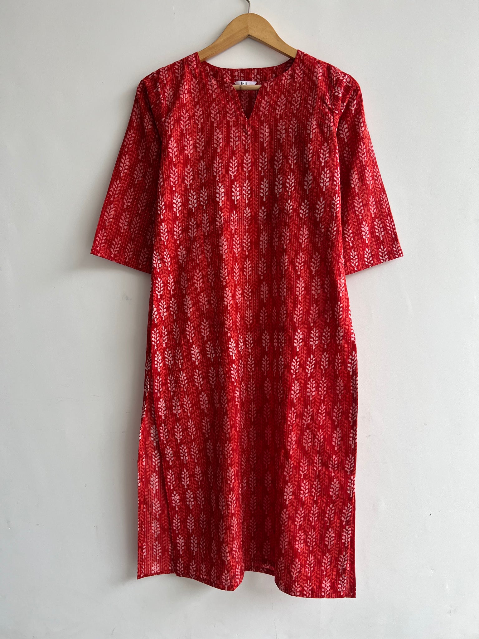 Straight Kurta (Kantha fabric)